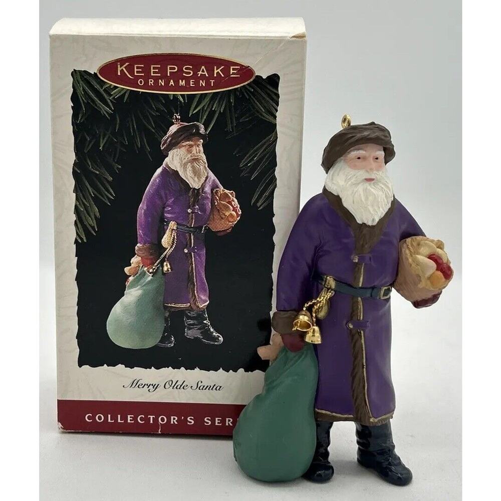 Hallmark‎ Keepsake Merry Olde Santa Christmas Ornament 1995 U74